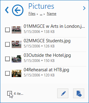 Select the files you want