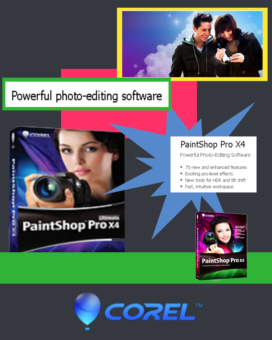 How to create a collage in PaintShop Pro