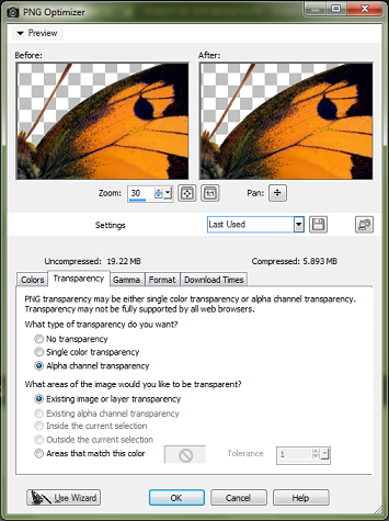 how make background transparent with corel photo paint 7