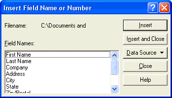 create form fields in word perfect