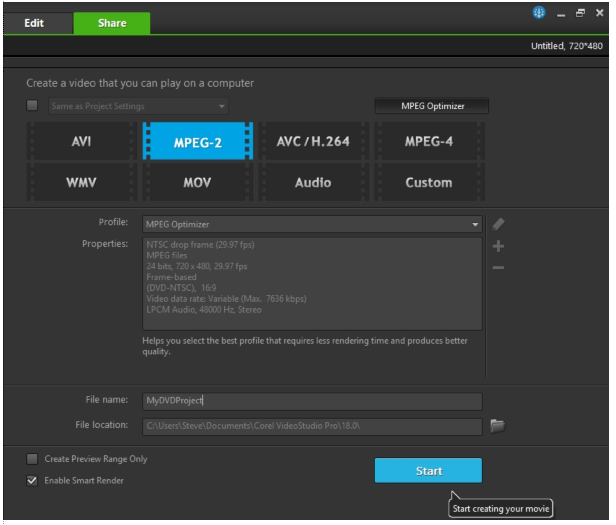 How to fit to disc a DVD project on a 4.7 DVD Video disc in