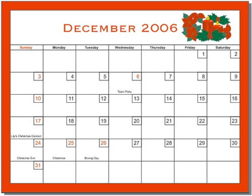 KB Corel: Creating Calendars with CorelDRAW