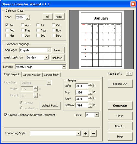 coreldraw calendar wizard free download