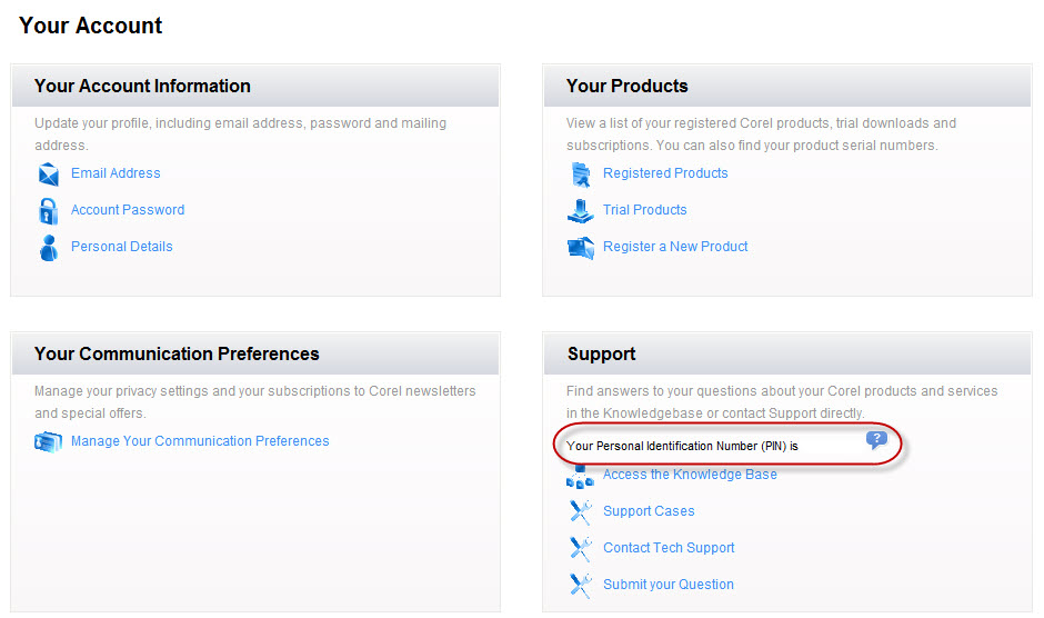 kb-corel-where-do-i-find-my-pin-personal-identification-number