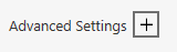 Advanced settings